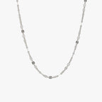Bruce & Co Dainty – Fine Metal Station Choker, 39 cm
