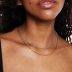 Bruce & Co Calvi – Rope Chain Necklace, 2 mm × 39 cm