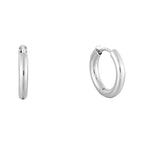 Bruce & Co Classic Plain Hoop Earrings, 14–21 mm