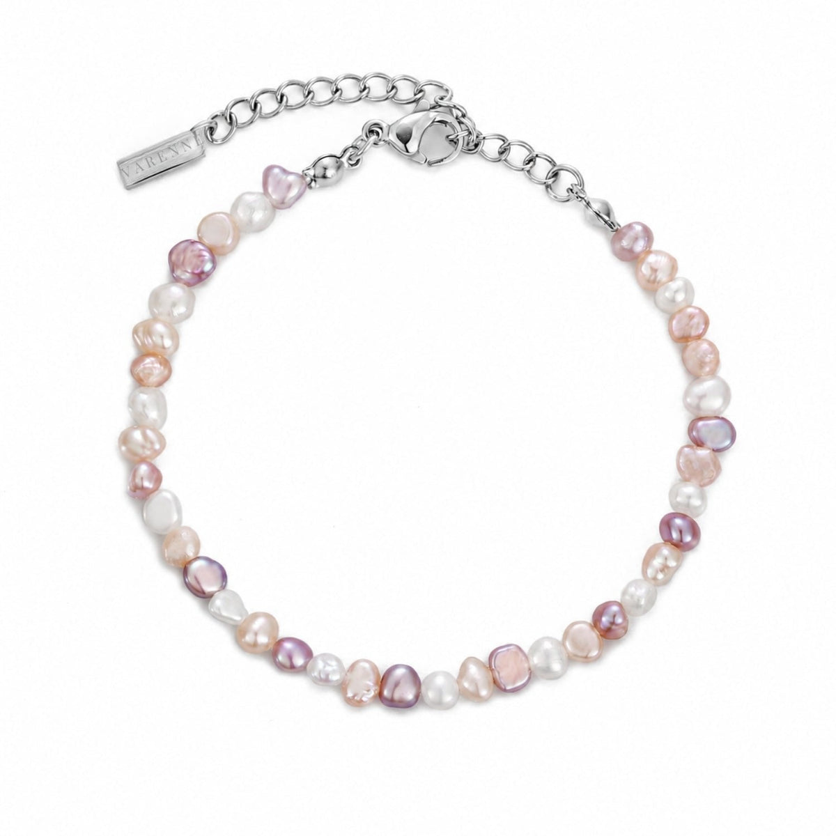 Bruce & Co Perla Rosa – Pink Freshwater Pearl Anklet