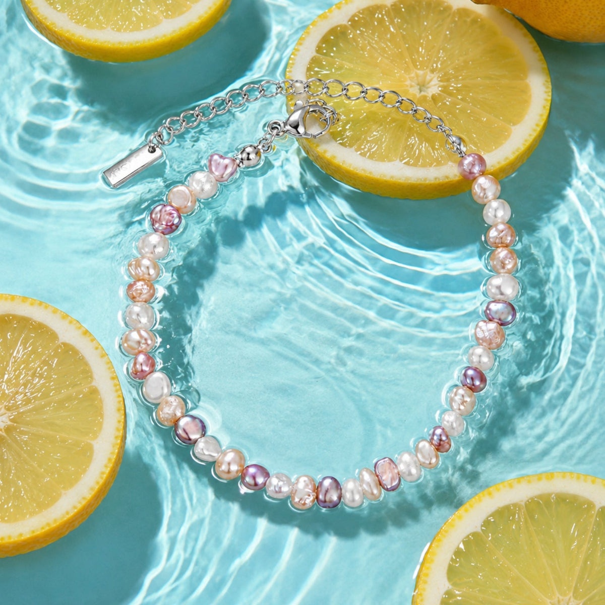 Bruce & Co Perla Rosa – Pink Freshwater Pearl Bracelet