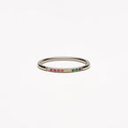 Bruce & Co Golden Hour – Rainbow Zircon Band Ring