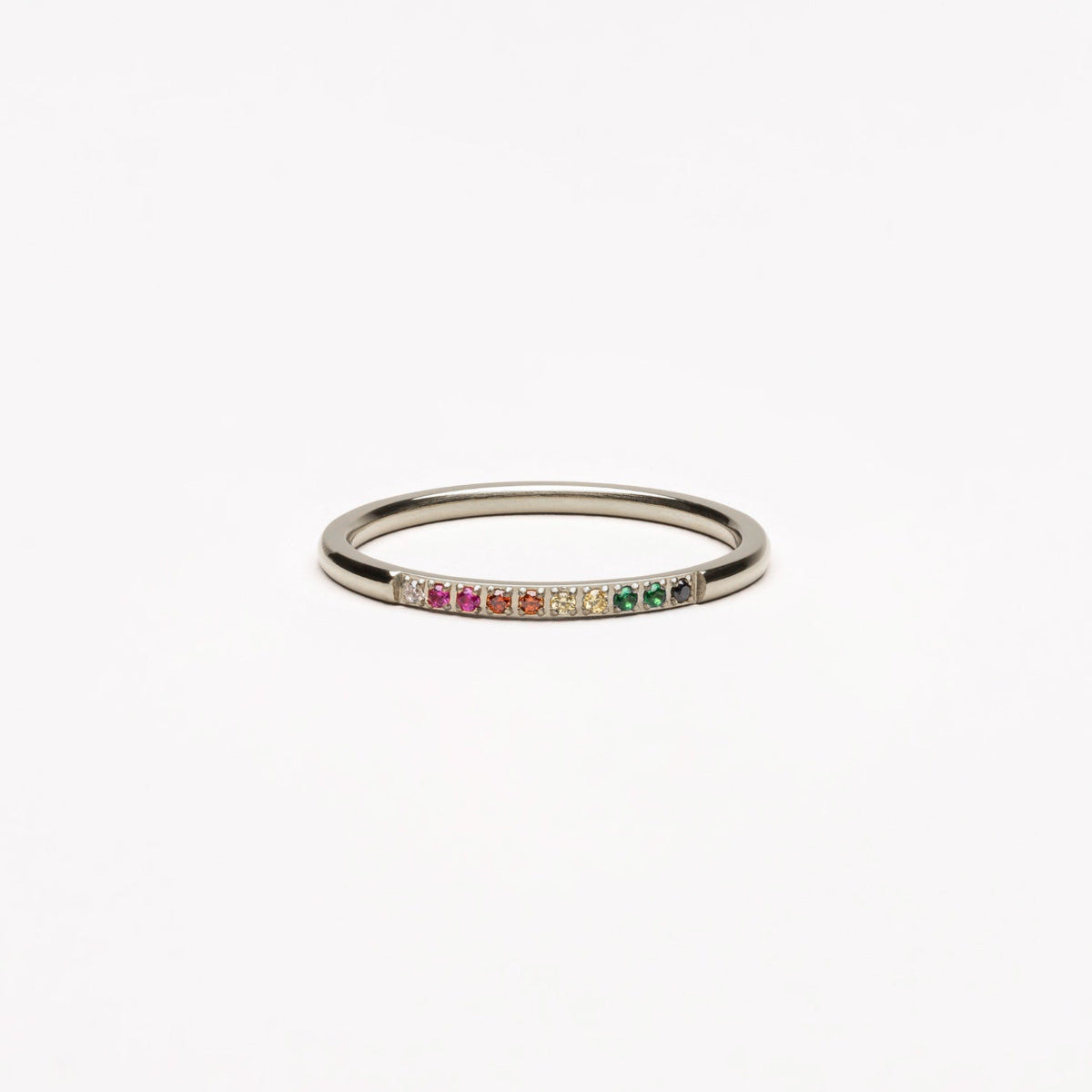 Bruce & Co Golden Hour – Rainbow Zircon Band Ring
