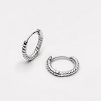 Bruce & Co Twisted Rope Hoop Earrings, 10 mm