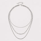 Bruce & Co Saona – Triple Layer Chain Necklace