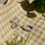 Bruce & Co Snake Zircon Huggie Hoop Earrings, Steel