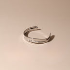 Bruce & Co Sol – Sculpted Polished Open Cuff Bracelet