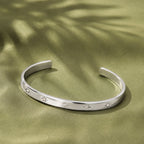 Bruce & Co Starlight – Starburst Zircon Cuff Bracelet