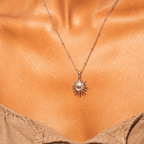 Bruce & Co Sunburst Pendant Necklace, 45 cm