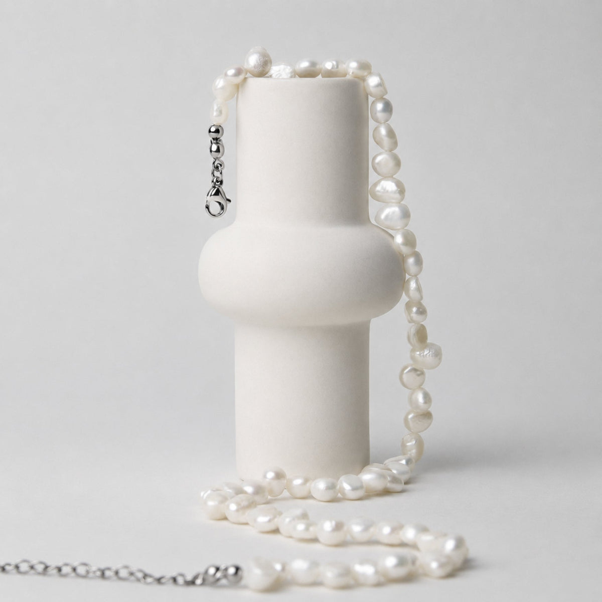 Bruce & Co Sunseeker – Irregular Freshwater Pearl Choker, 36–41 cm