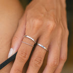 Bruce & Co Daily – Three Textured Stacking Rings Set