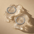 Bruce & Co Twisted Rope Hoop Earrings, 10 mm