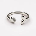 Bruce & Co Island – Adjustable Shell and Whale Tail Ring
