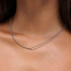 Bruce & Co Double Trouble – Split Chain Choker, 39 cm