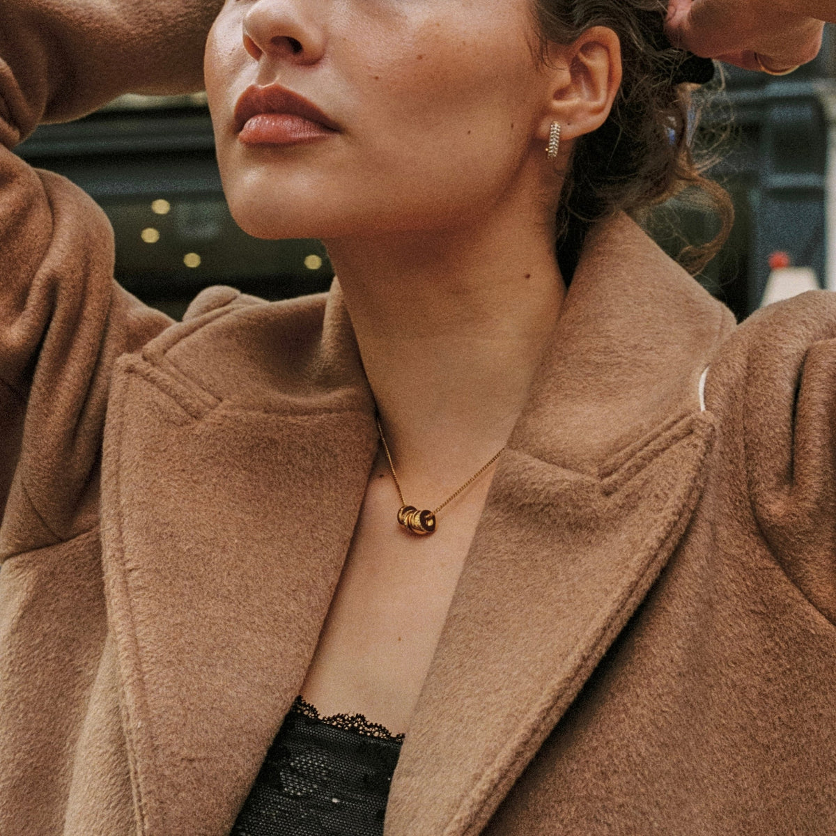 Bruce & Co Monte Carlo – Triple Ring Zircon Necklace