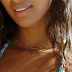 Bruce & Co Double Trouble – Split Chain Choker, 39 cm