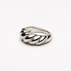 Bruce & Co Croissant – Ridged Dome Band Ring
