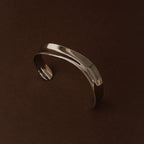 Bruce & Co Sol – Sculpted Polished Open Cuff Bracelet