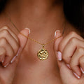 Bruce & Co Sorella – Hammered Disc Pendant Necklace