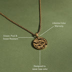 Bruce & Co Sorella – Hammered Disc Pendant Necklace
