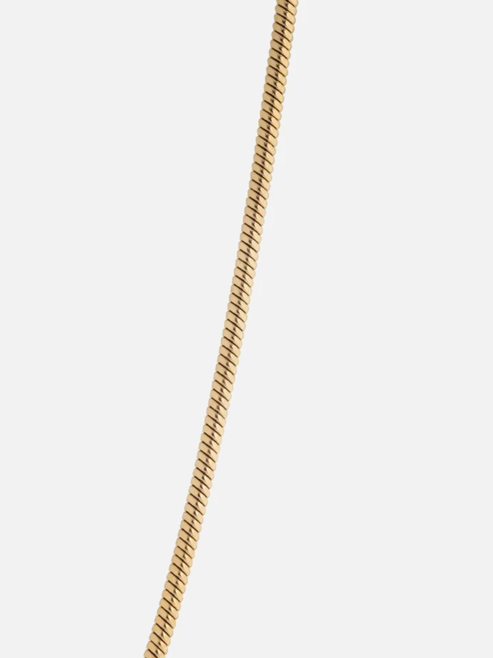 Bruce & Co Men’s Box Chain Necklace, 55 cm, 18K Gold-Plated Steel