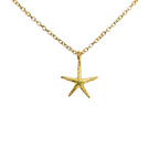 Bruce & Co Textured Starfish Pendant Necklace, 45 cm