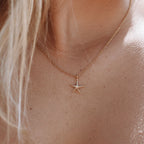 Bruce & Co Textured Starfish Pendant Necklace, 45 cm