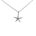 Bruce & Co Textured Starfish Pendant Necklace, 45 cm