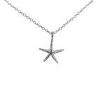 Bruce & Co Textured Starfish Pendant Necklace, 45 cm