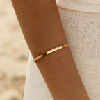 Bruce & Co Starlight – Starburst Zircon Cuff Bracelet