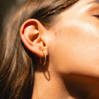 Bruce & Co Pavé Cubic Zirconia Hoop Earrings, 16 mm