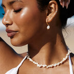 Bruce & Co Sunseeker – Irregular Freshwater Pearl Choker, 36–41 cm