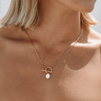 Bruce & Co La Isla – Freshwater Pearl Toggle Necklace, 45 cm