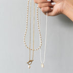Bruce & Co La Isla – Freshwater Pearl Toggle Necklace, 45 cm