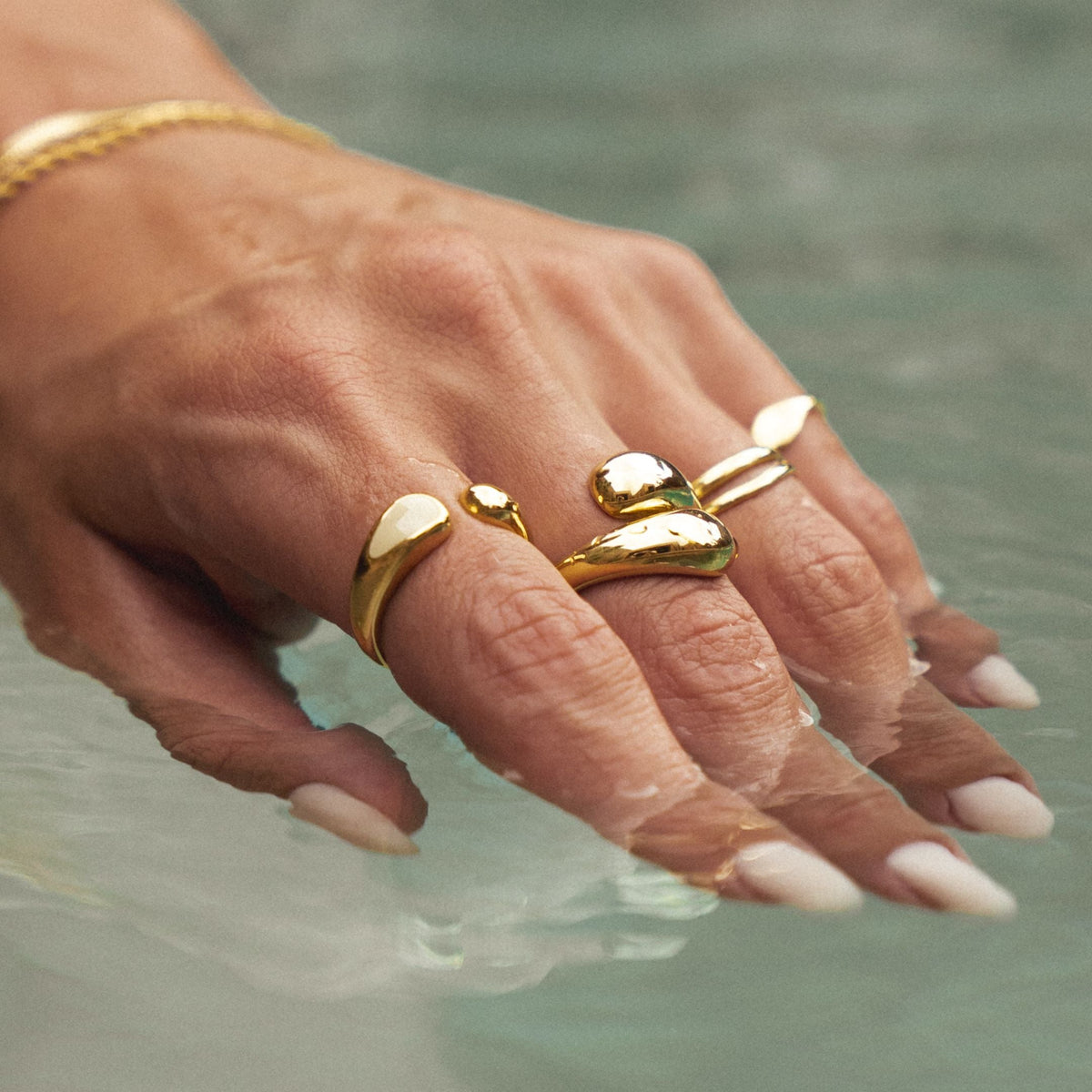 Bruce & Co Double Twist – Open Wrap Statement Ring