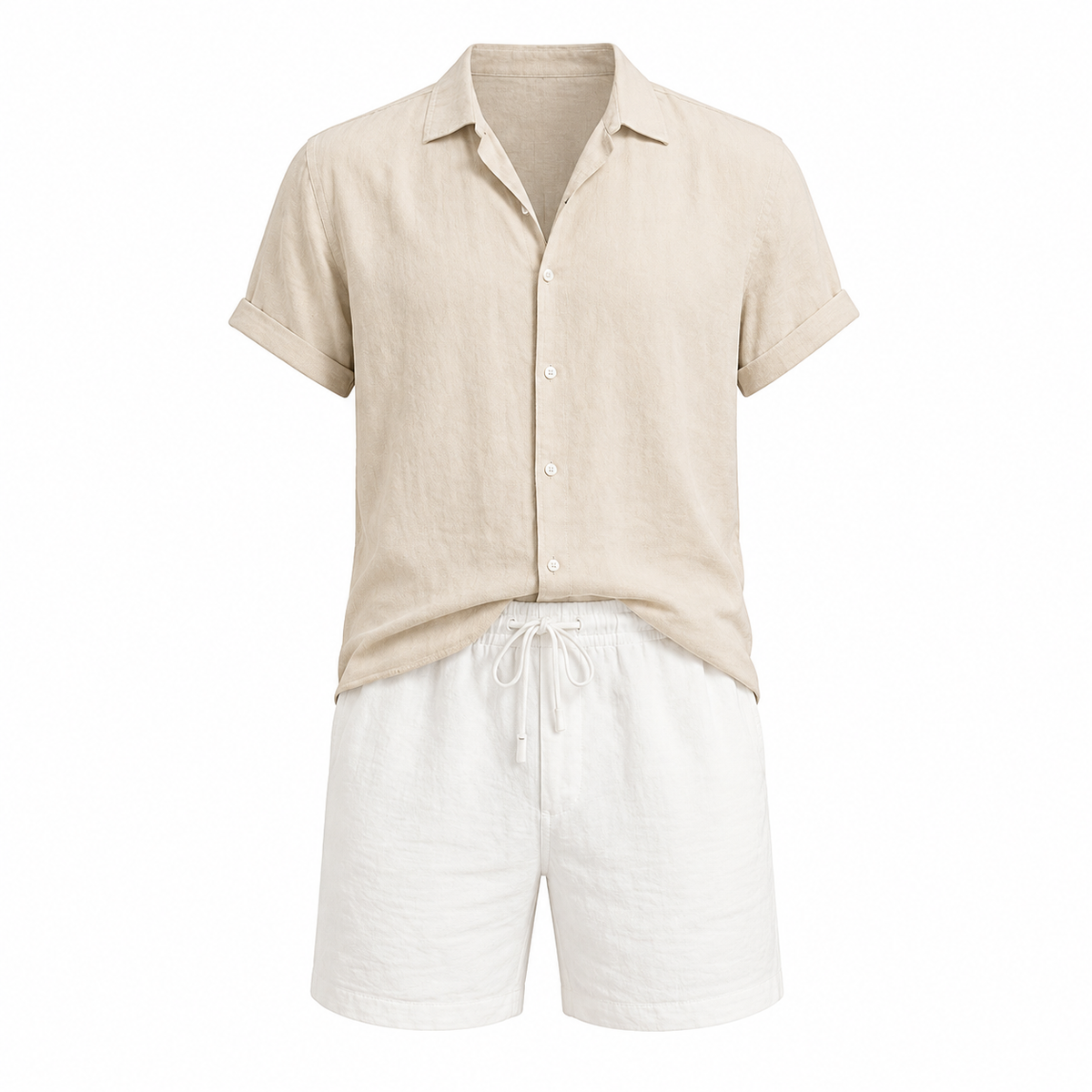 Tavesaro Beige — single outfit set on white background