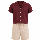 Tavesaro Maroon — single outfit set on white background