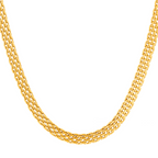 Bruce & Co Sifnos – Woven Chain Choker, 6 mm, Steel