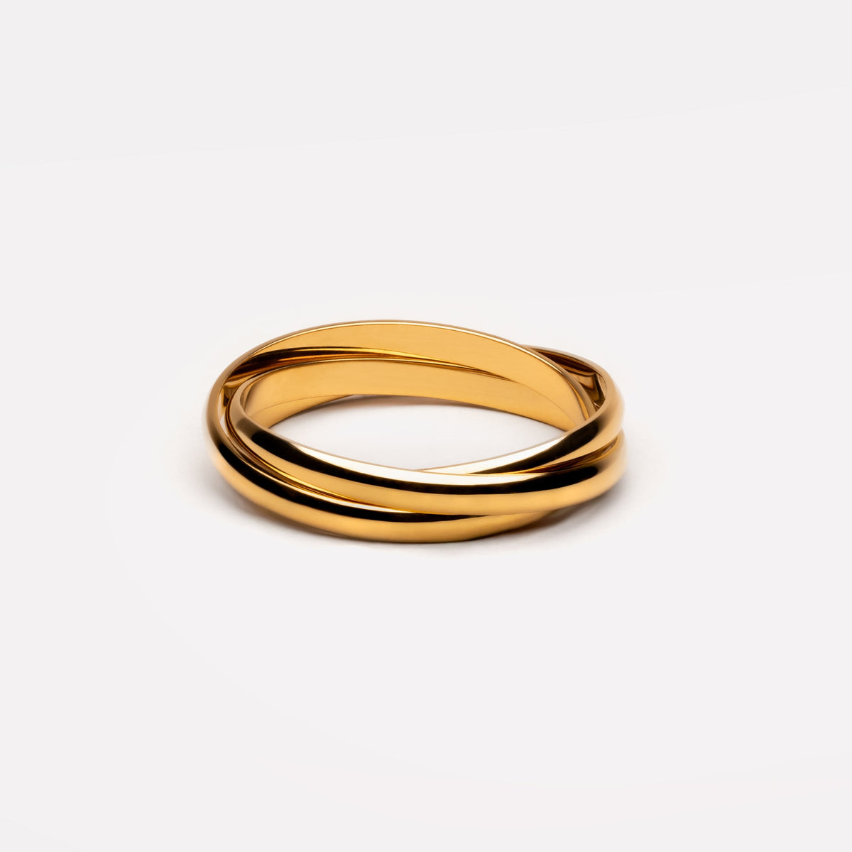 Bruce & Co Bond – Triple Interlocking Band Ring, Steel