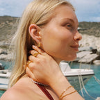 Bruce & Co Tide – Sculpted Wave Band Ring, 18K Gold PVD Steel