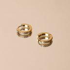 Bruce & Co Zirconia Huggie Hoop Earrings, 13 mm