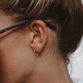 Bruce & Co Tiny Plain Huggie Hoops, 8 mm Inside Diameter