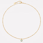 Bruce & Co Round Mint Opal Pendant Necklace, 6 mm