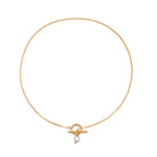 Bruce & Co La Isla – Freshwater Pearl Toggle Necklace, 45 cm