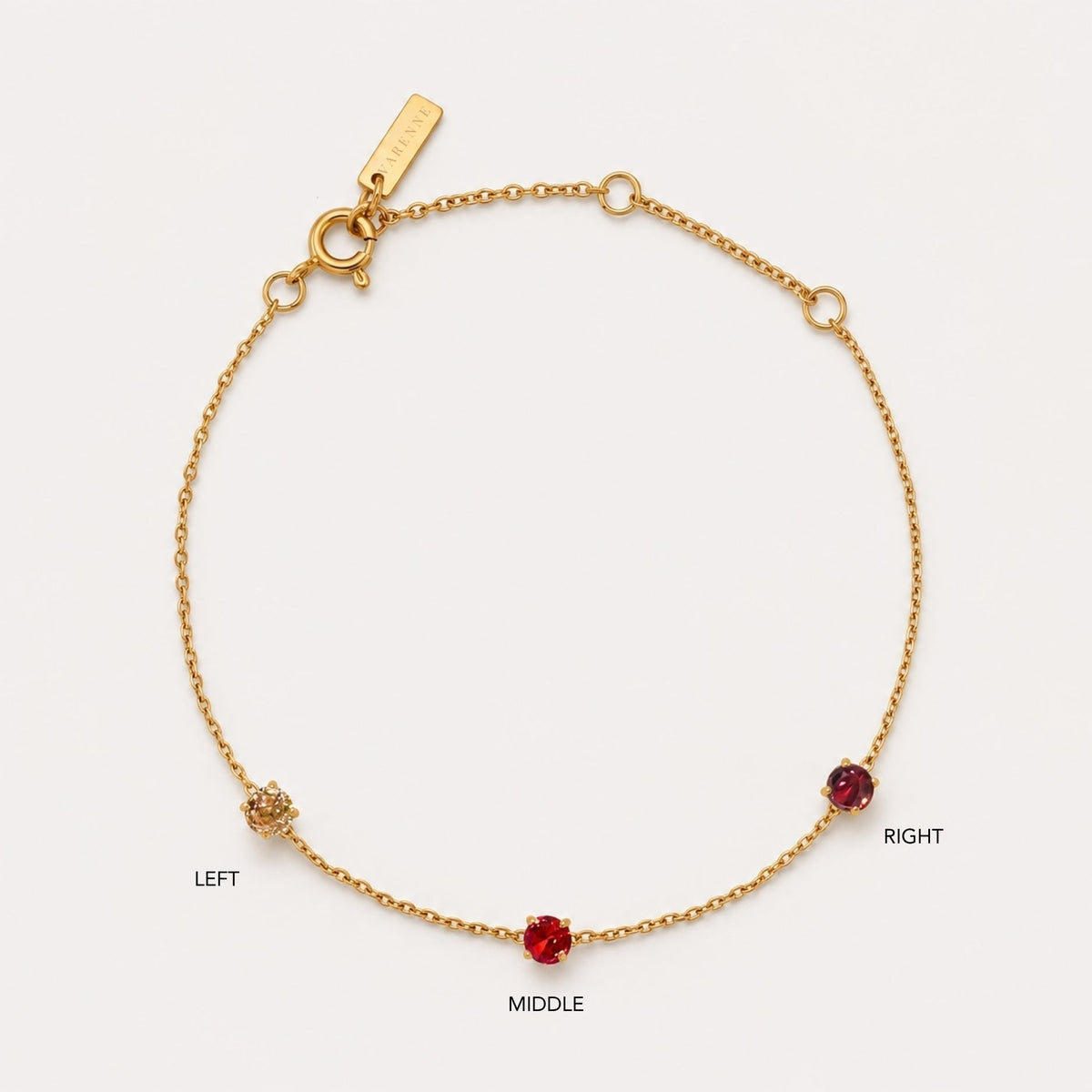 Bruce & Co Custom Birthstone Bracelet