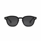 TULUM black frame black lens sunglasses front view