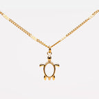 Bruce & Co Guardian – Mother of Pearl Turtle Necklace