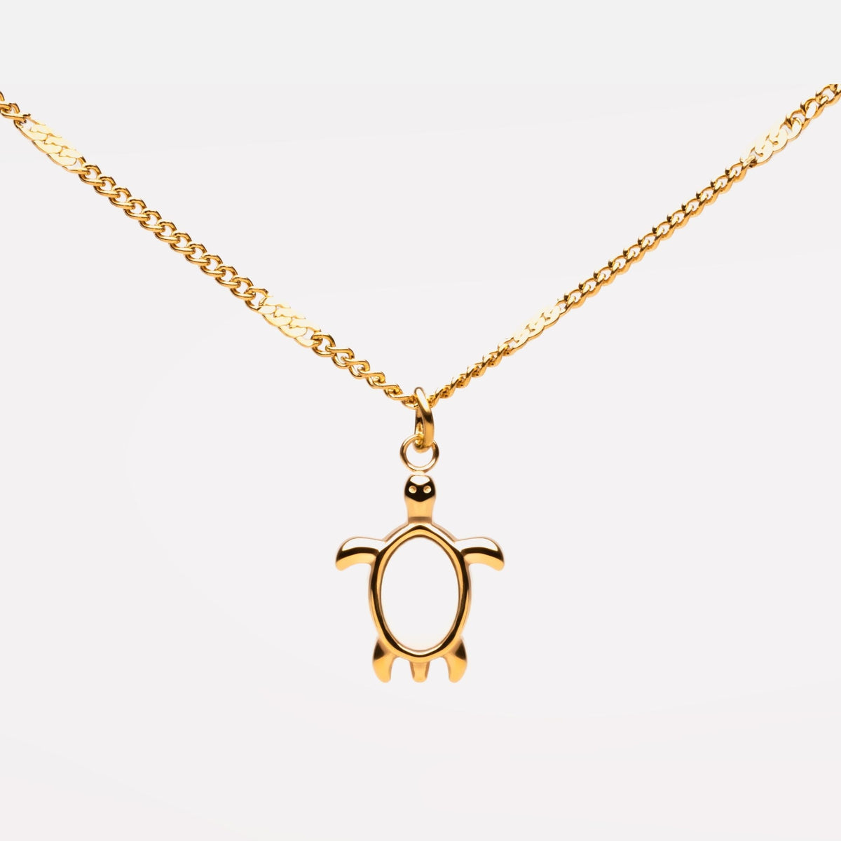 Bruce & Co Guardian – Mother of Pearl Turtle Necklace
