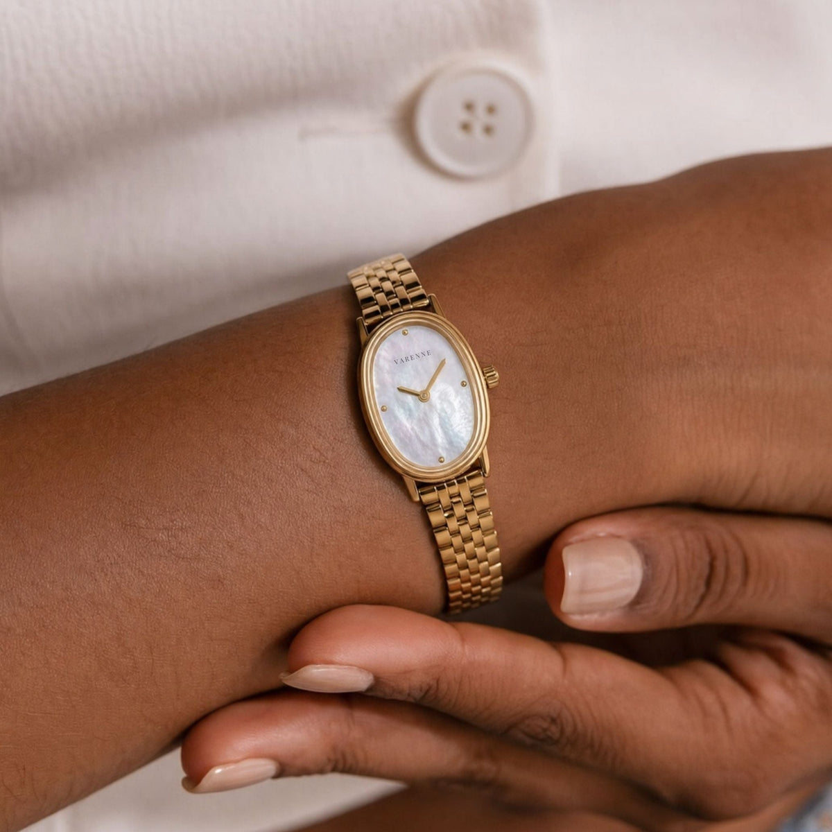 Bruce & Co Aurea – Oval Mother-of-Pearl Quartz Watch