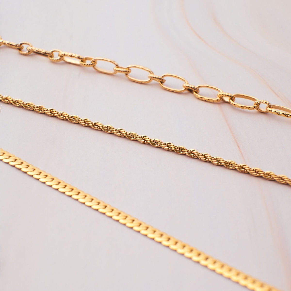 Bruce & Co Calvi – Rope Chain Necklace, 2 mm × 39 cm